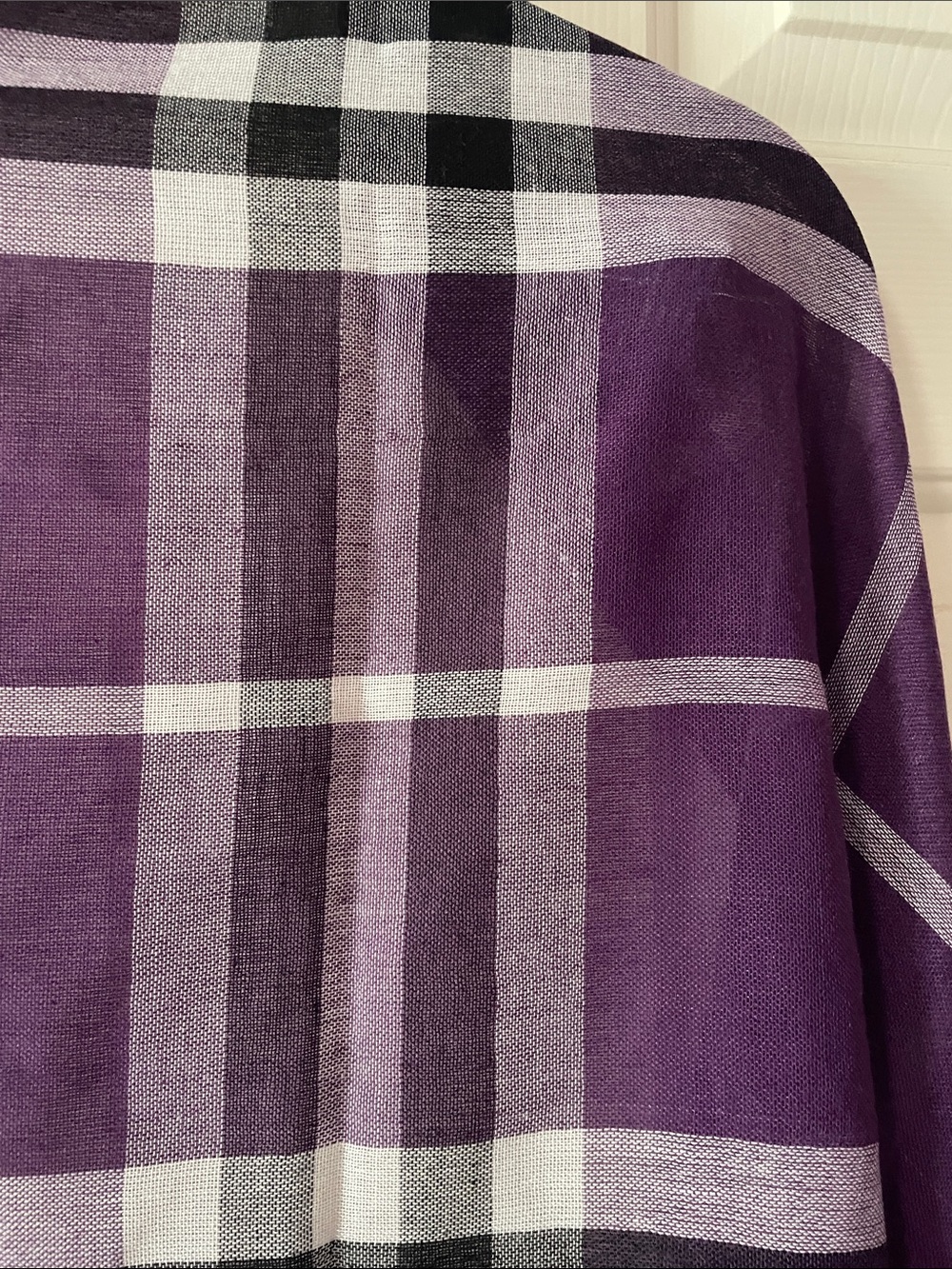 PASHMINA PLAID WRAP - Picture 2 of 6